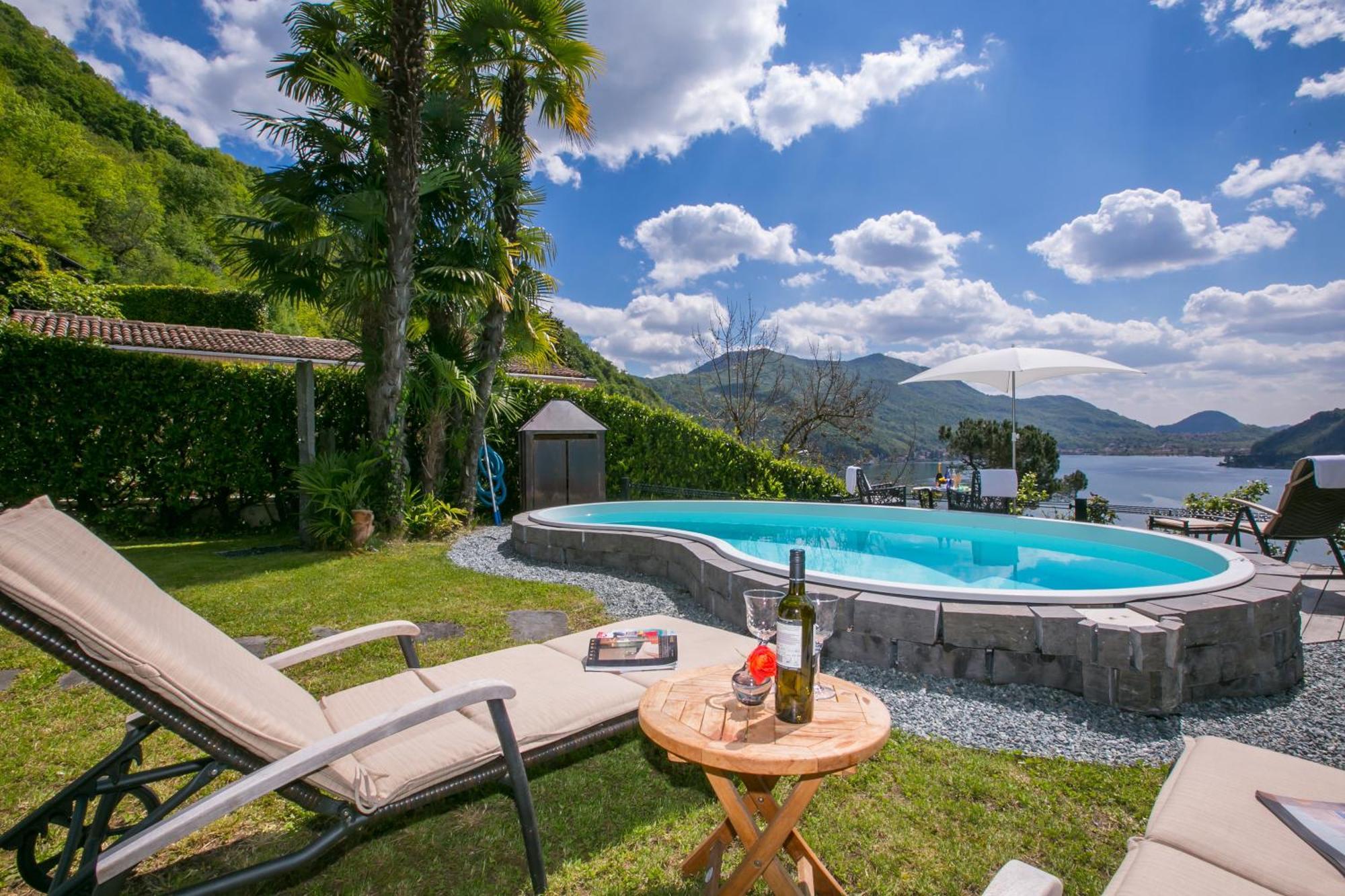 Morcote Magic View - Happy Rentals المظهر الخارجي الصورة