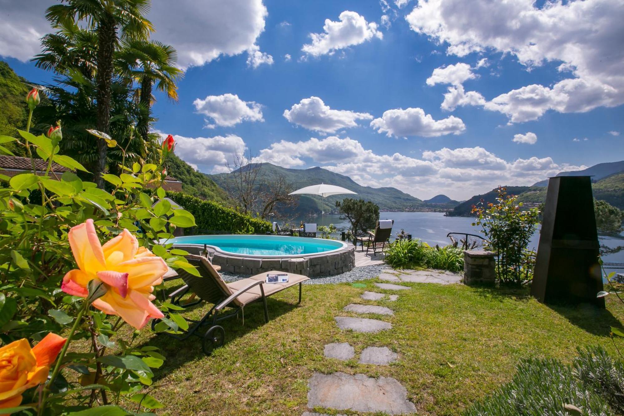 Morcote Magic View - Happy Rentals المظهر الخارجي الصورة